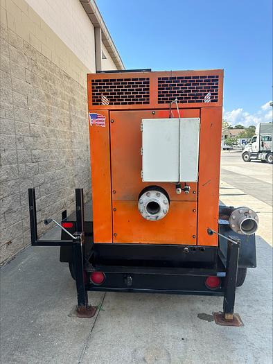 Used Godwin CD103M Dri Prime High Head 6" Deere Diesel Towable Water Pump 1288 HOURS!