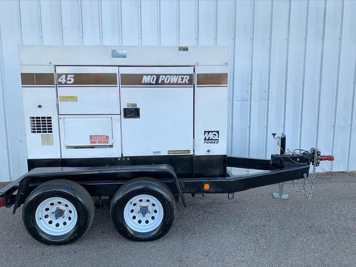 Used MultiQuip WhisperWatt MQ 45 KVA Towable Diesel Generator DCA-4SUS12
