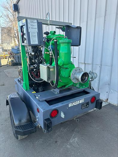 Used 2019 Atlas Copco PAS 100 HF YD 4" Diesel Towable Water Dewatering Pump 847 Hours
