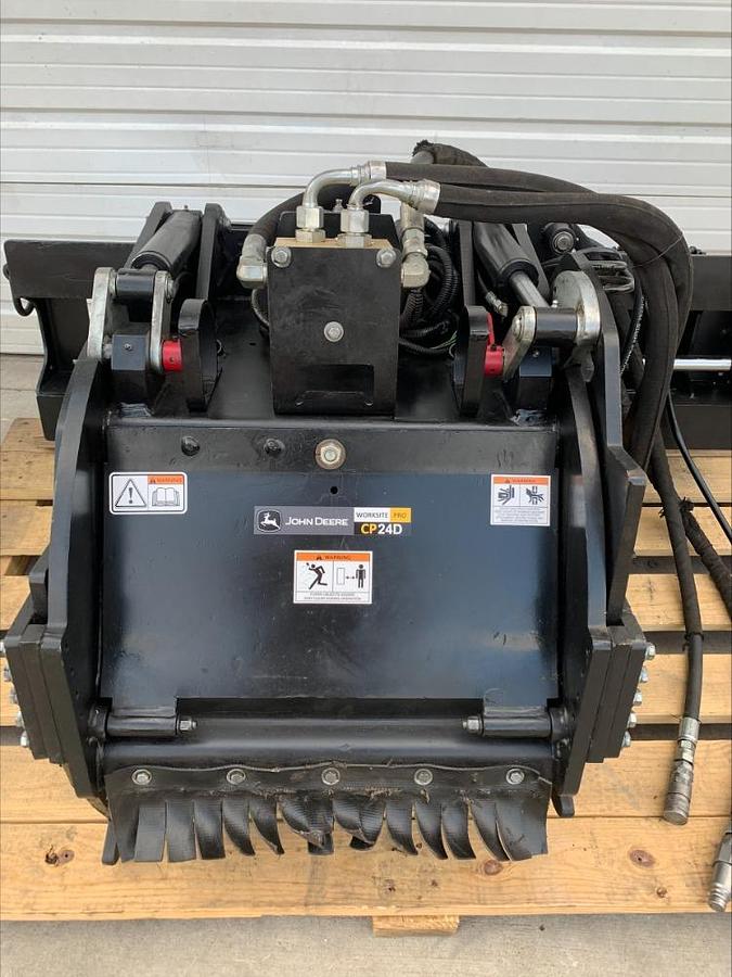 Used Deere CP24D Cold Planer Asphalt Grinder Skid Steer Milling Miller Attachment