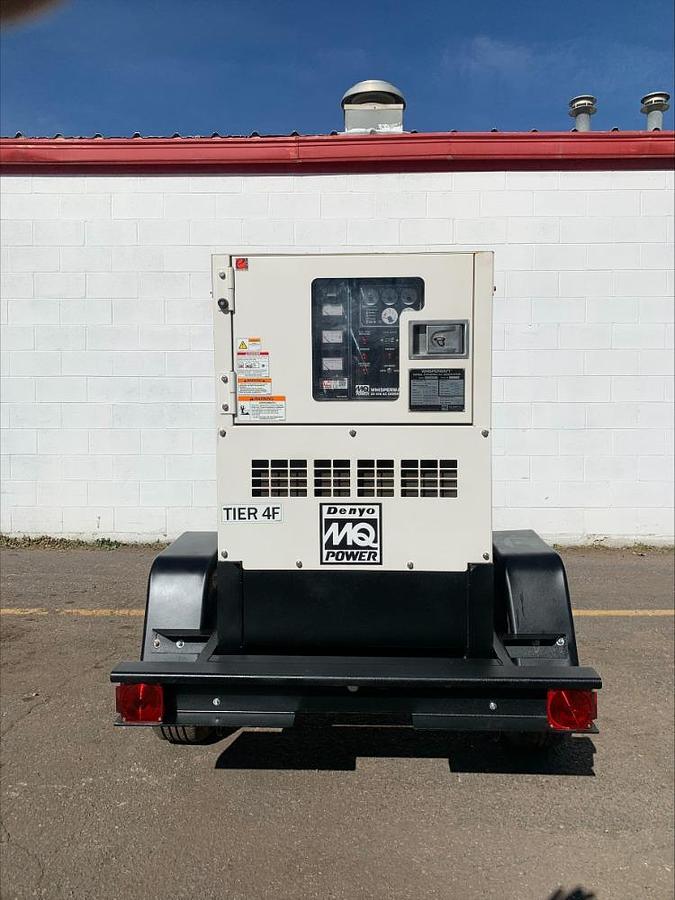 Used 2023 MultiQuip MQ25 20 Kw WhisperWatt Diesel Towable Generator DCA-25SSIU4F 2129