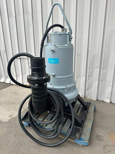 Used Flygt 3300.181 6" 88 HP 460v Large Volume Submersible Dewatering Water Pump