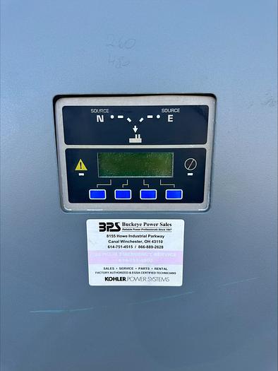 Used Kohler 260 Amp Automatic Transfer Switch ATS for standby generator