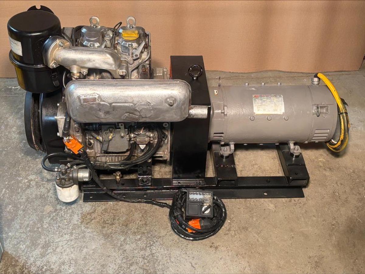 Used Sieb SE300 Scrap Lifting Lift Magnet System w Generator / Hubbell Controller