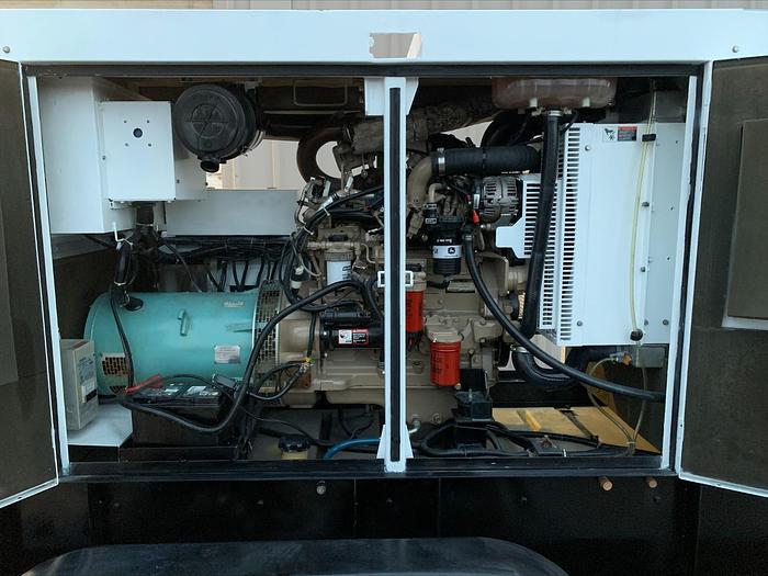 Used MQ MultiQuip WhisperWatt 70 KVA 56 Kw towable generator DCA-70SSJU4i 4753 HRS