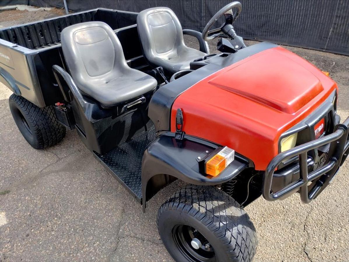 Used 2020 Toro Workman MDX Utility Vehicle Trailer w Power Dump 1032 Hrs