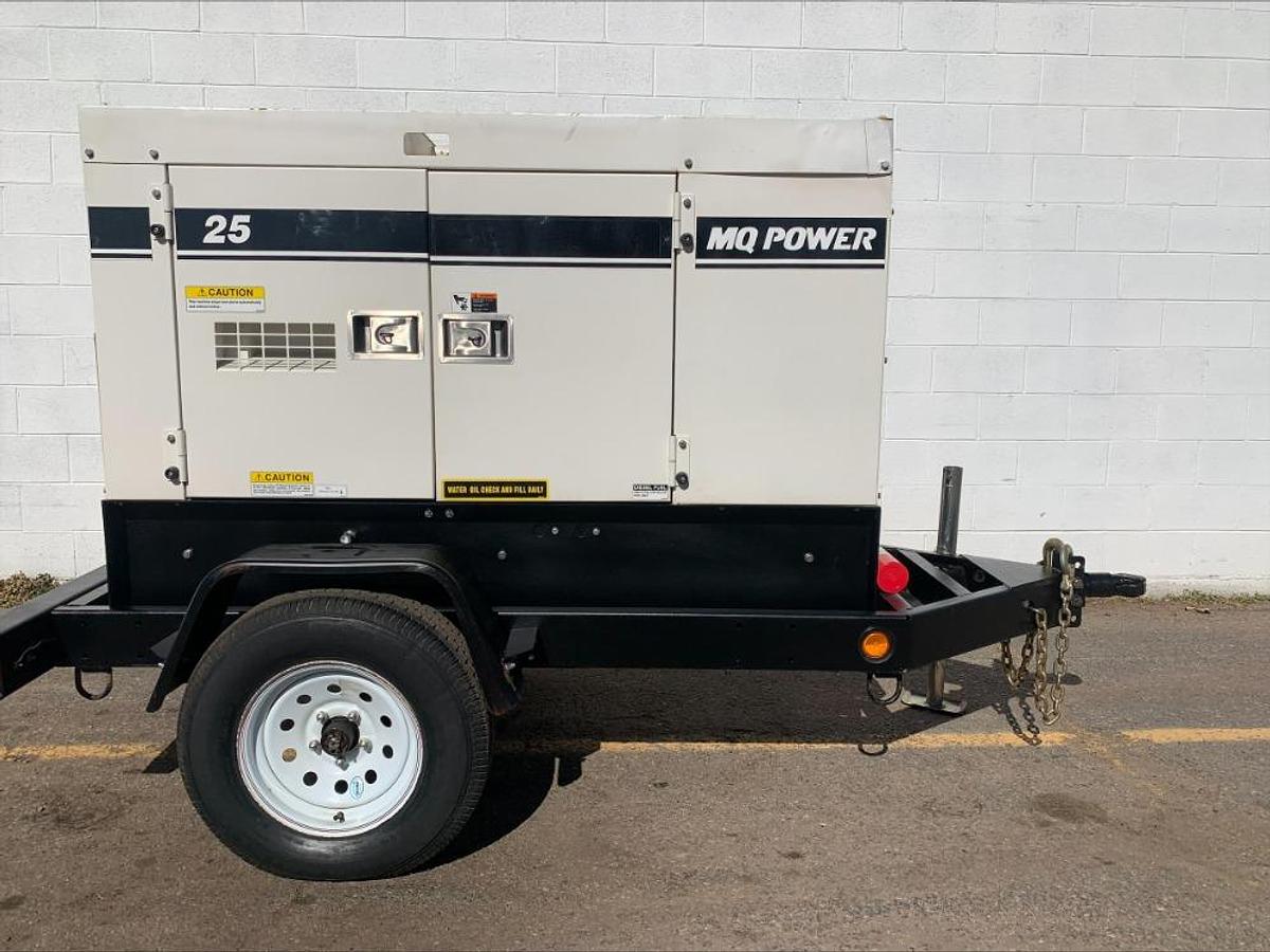 Used 2023 MultiQuip MQ25 20 Kw WhisperWatt Diesel Towable Generator DCA-25SSIU4F 2129