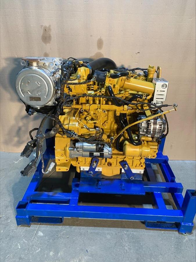 Used 2017 Caterpillar C3.B3 Diesel Engine 4 CAT Skid Steer 289D 277D 246D 257D 259D+