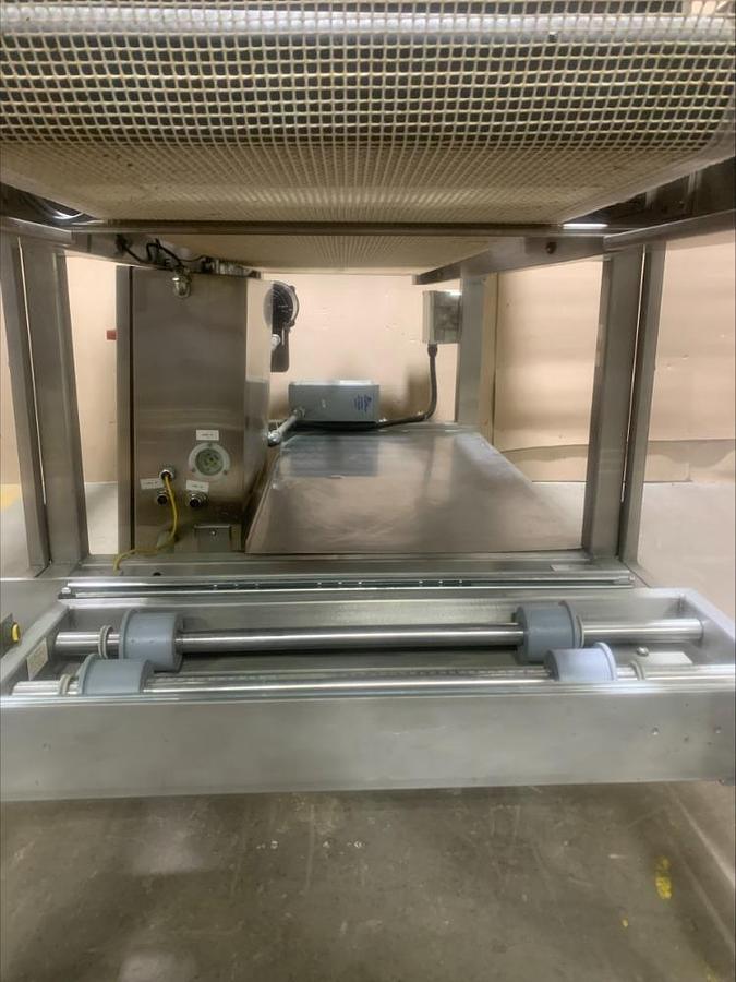 Used Omega TLB Shrink Heat Tunnel Bundler Pharmaceutical Food Grade Stainless Steel