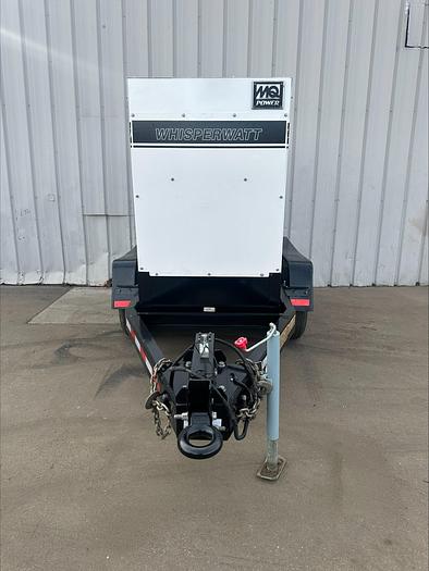 Used MQ MultiQuip WhisperWatt 45 KVA 36 Kw towable generator DCA-45SSIU4F 4422 HRS
