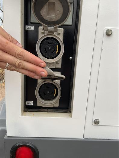 Used 2017 Atlas Copco QAS 25 20 Kw Isuzu Diesel Towable Generator MQ Whisperwatt