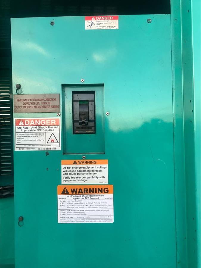 Used Cummins Onan DGFA 150 Kw Diesel Standby Generator w Switch 966 HRS 135 Kw Prime