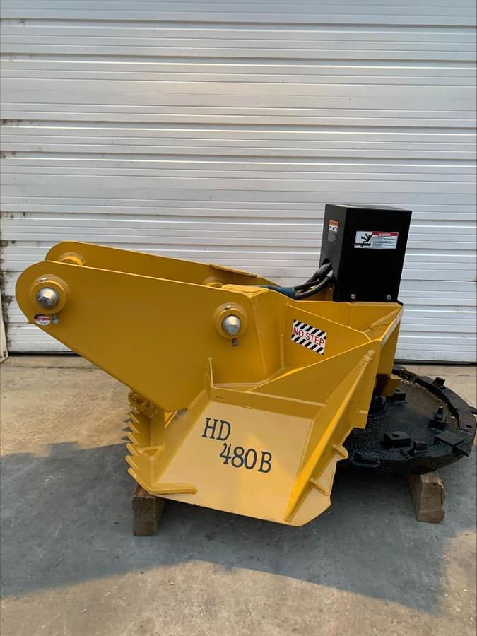 Used SlashBuster HD480B Excavator Brush Cutting Cutter Hydraulic Attachment mulcher