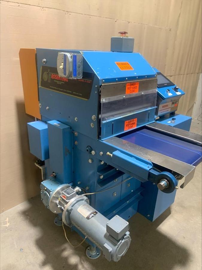 Used Rosenthal 12" Automatic Digital Precision Sheeter Cutter WA-S-1-HHEVAC-24V