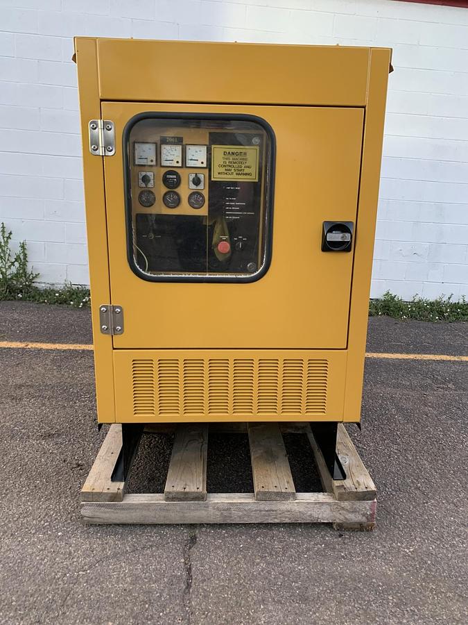 Used Caterpillar Cat Olympian G100F1 Natural Gas Propane 100 Kw Standby Generator 810