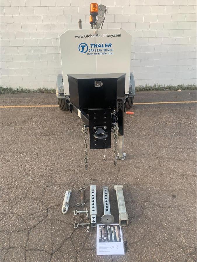 Used Thaler KE-SP3050 Underground Cable Puller 11,000 Lb Capacity 130 Hours!!! Remote/Printer