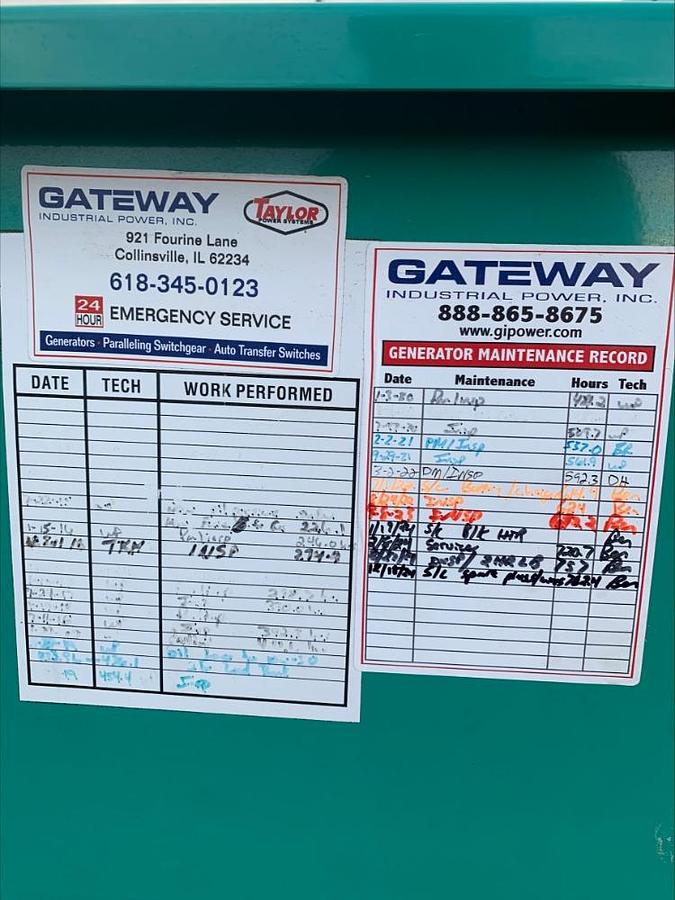 Used 2010 Cummins Onan GGLB 150 Kw Natural Gas or Propane Standby Generator