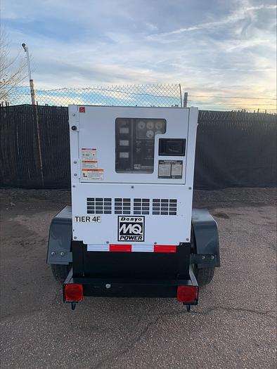 Used 2018 MQ MultiQuip WhisperWatt 25 KVA Towable Generator DCA-25SSIU4F 1870 HRS