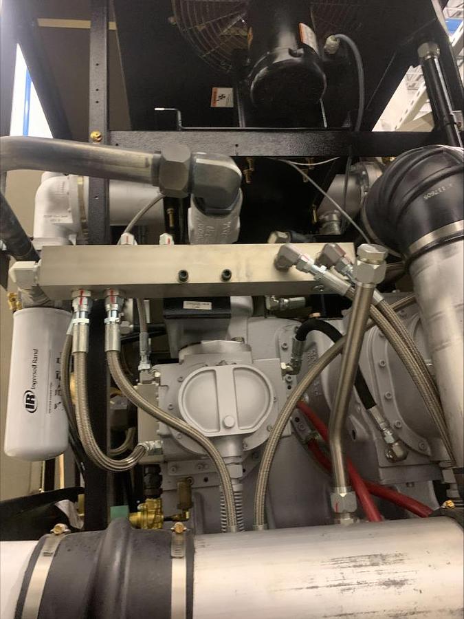 Used 2022 Ingersol Rand IR IRN100H OF Oil Free 100 Hp VSD Rotary Screw Air Compressor