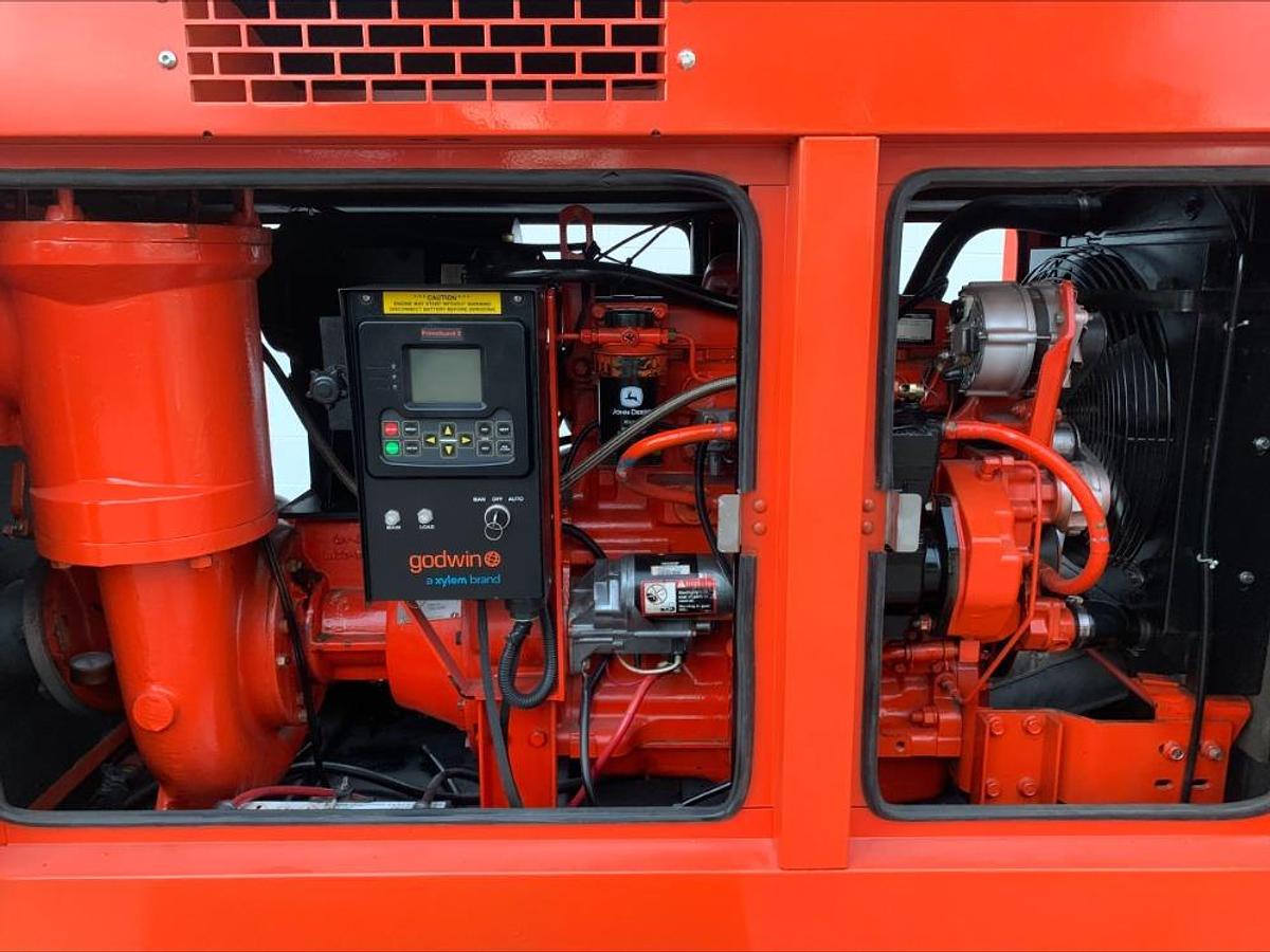 Used Godwin CD150M CD150 6" Deere Diesel Towable Water Construction Pump 116 HRS