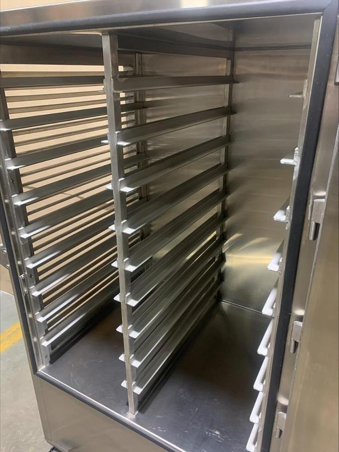 Used Atmos Tech Industries Cross Flow Lab Cabinet Cleanroom Portable Transport Cart