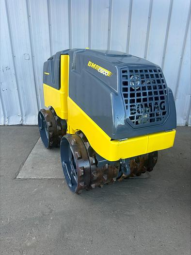 Used 2018 Bomag BMP 8500 Wireless Trench Compactor Vibratory Diesel Roller Wacker 357 Hrs