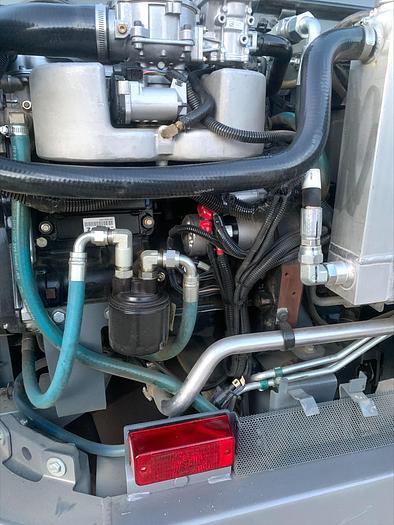 Used Tennant S30 LPG Ride On Sweeper Pick Up Broom Enclosed Cab w Heat AC