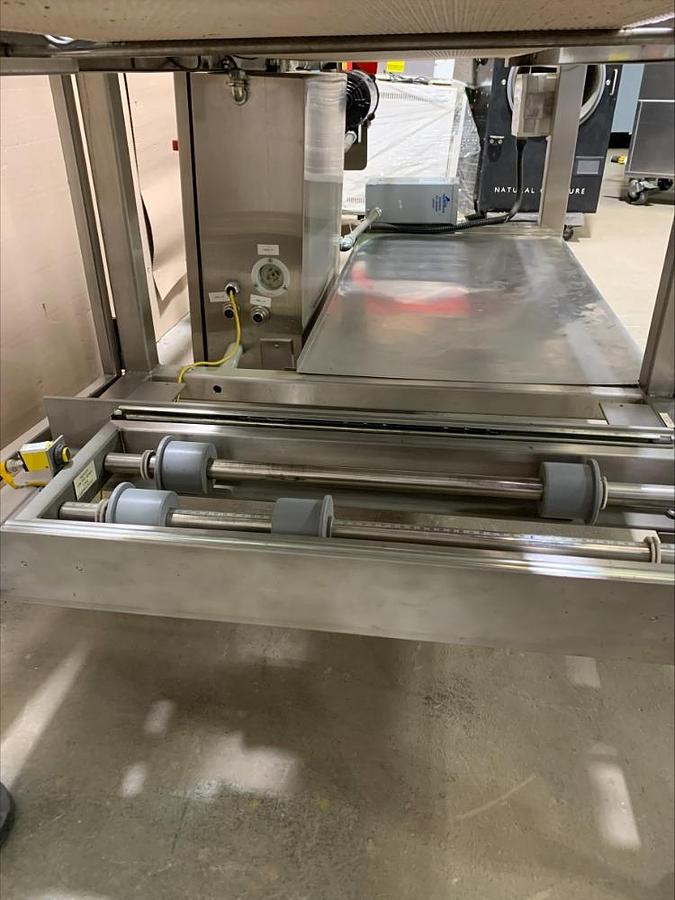 Used Omega TLB Shrink Heat Tunnel Bundler Pharmaceutical Food Grade Stainless Steel