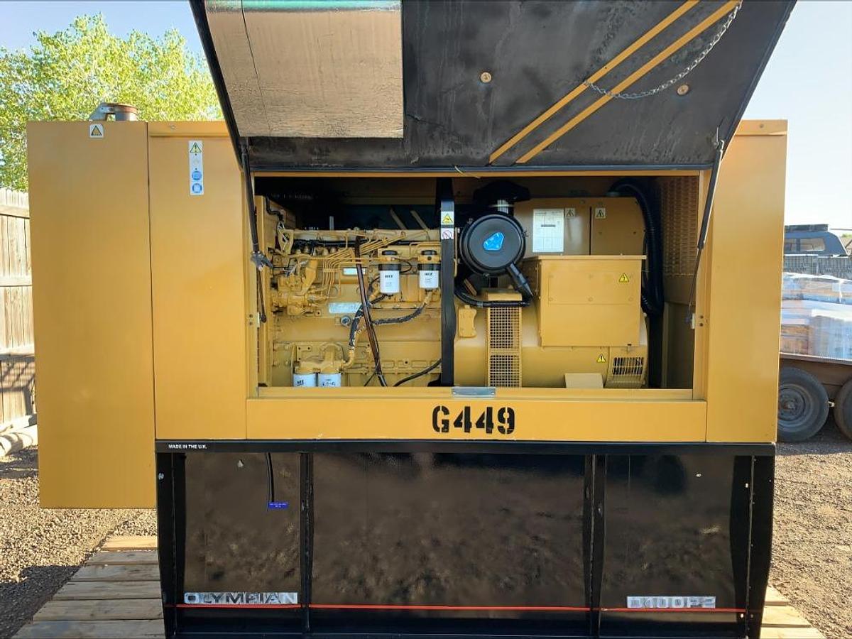 Used Cat Caterpillar Olympian D100P2 Diesel 100 Kw Standby Generator 538 Hrs