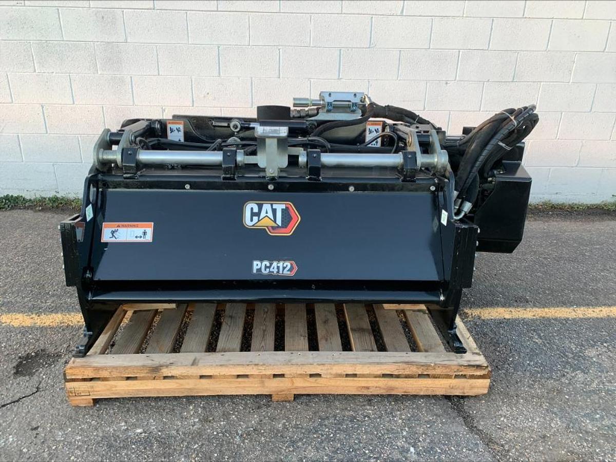Used 2022 Caterpillar Cat PC412 48" Skid Steer Asphalt Mill Cold Planer Attachment