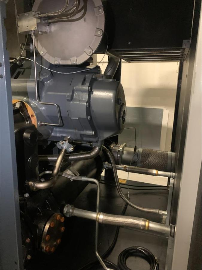 Used 2022 Atlas Copco ZA5VSD Oil Free VSD Rotary Screw Air Compressor 2124 Hrs 335 HP