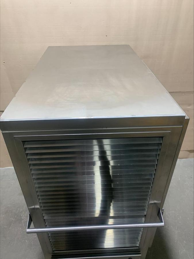 Used Atmos Tech Industries Cross Flow Lab Cabinet Cleanroom Portable Transport Cart