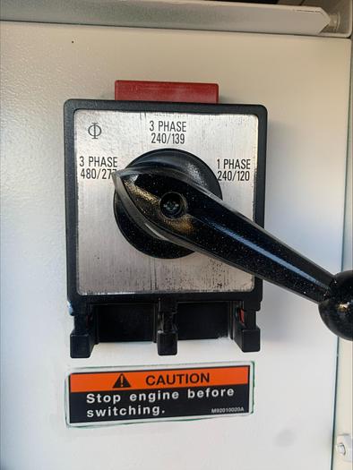 Used MQ MultiQuip WhisperWatt 70 KVA 56 Kw towable generator DCA-70SSIU4F 2576 HRS