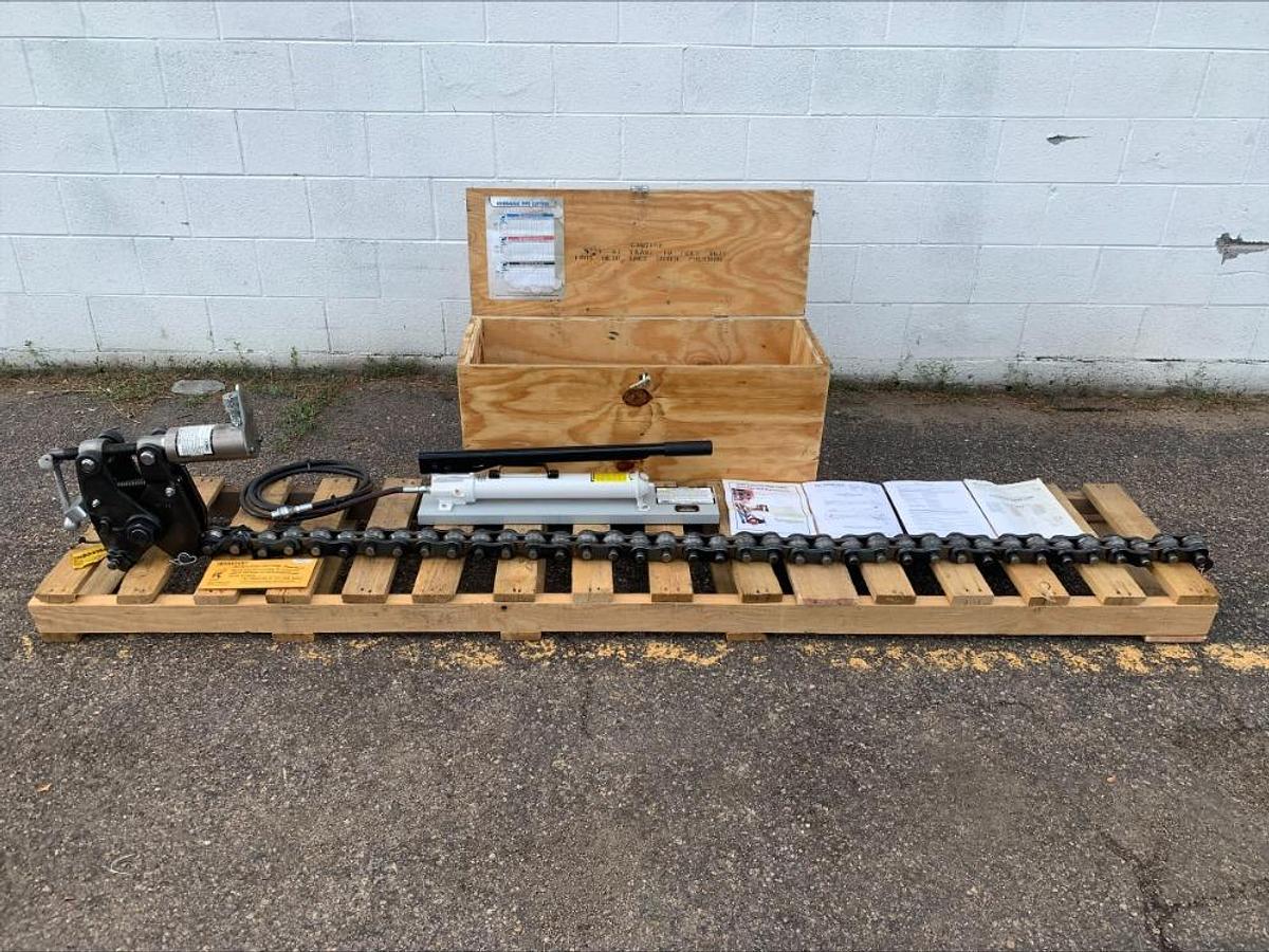 Used Wheeler Rex 5590 Hydraulic Soil Pipe Cutter Cutting Cast Concrete Tile 6"-36"