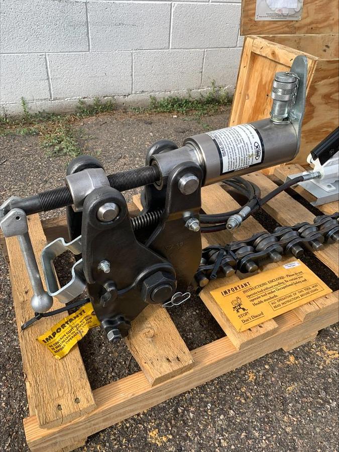 Used Wheeler Rex 5590 Hydraulic Soil Pipe Cutter Cutting Cast Concrete Tile 6"-36"