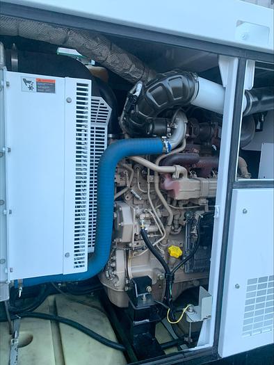 Used MQ MultiQuip WhisperWatt 70 KVA 56 Kw towable generator DCA-70SSIU4F 5259 HRS