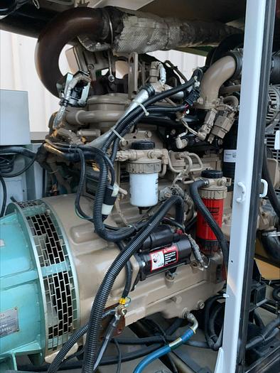 Used MQ MultiQuip WhisperWatt 70 KVA 56 Kw towable generator DCA-70SSJU4i 4753 HRS