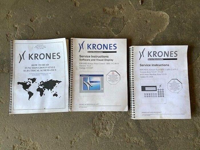 Used Krones Autocol APS Pressure Sensitive Labeler Parts