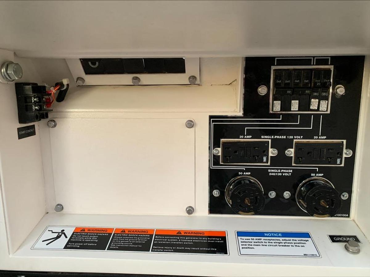 Used 2023 MultiQuip MQ25 20 Kw WhisperWatt Diesel Towable Generator DCA-25SSIU4F 2129