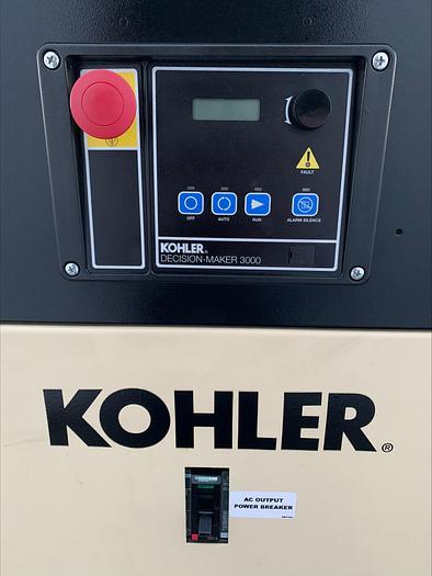 Used 2018 Kohler 50REZGQ 50 Kw LP Propane Standby Generator 237 Hrs!