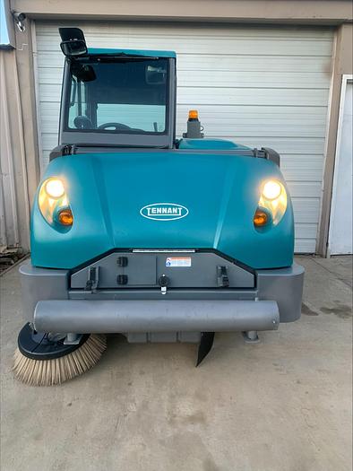 Used Tennant S30 LPG Ride On Sweeper Pick Up Broom Enclosed Cab w Heat AC