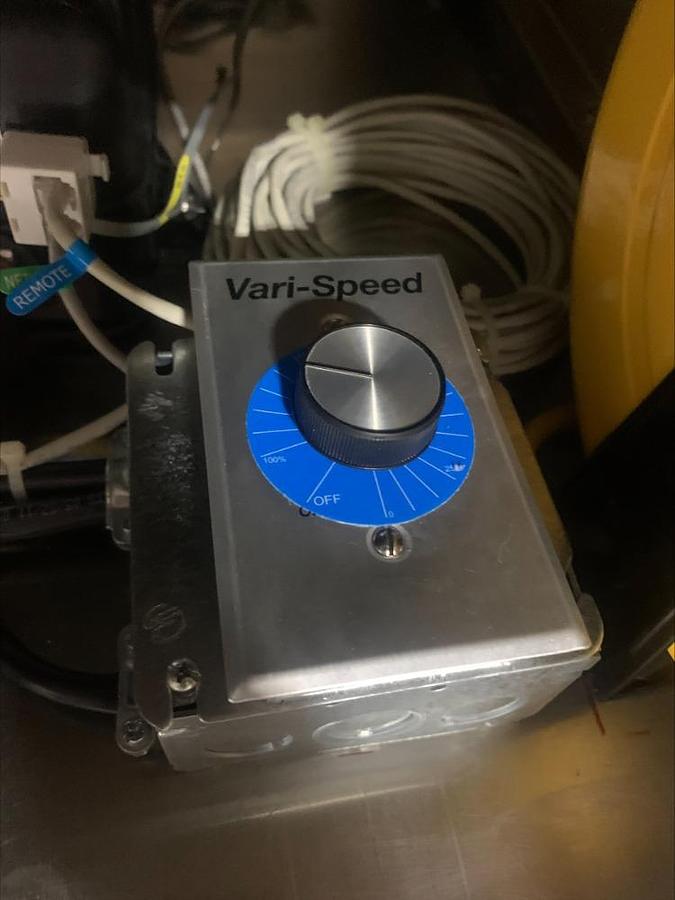 Used Atmos Tech Industries Cross Flow Lab Cabinet Cleanroom Portable Transport Cart