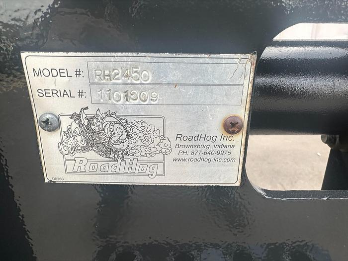 Used RoadHog RH2450 Skid Steer Asphalt Road Cold Planer Grinder Diesel Attachment Bobcat Caterpillar 49 Hp