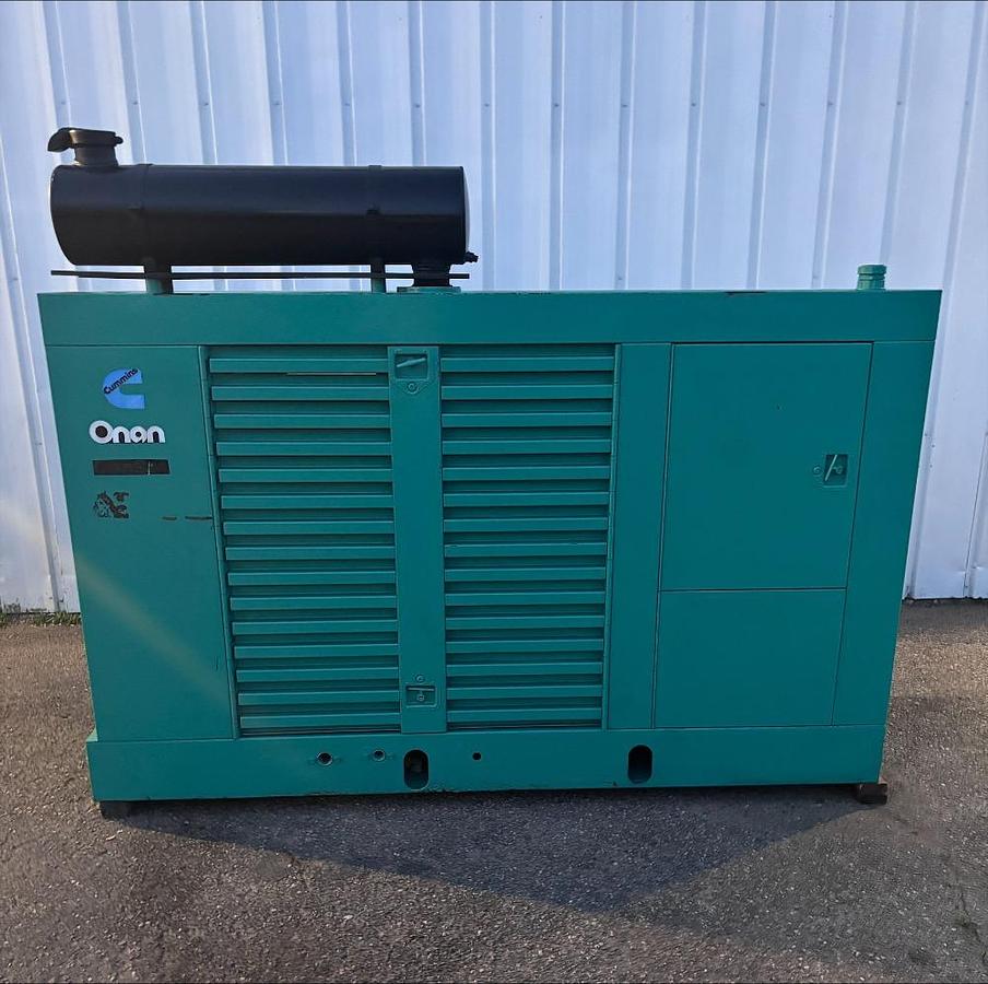 Used Cummins Onan 80ENAD 80 Kw Natural Gas & Propane Standby Generator 633 HRS