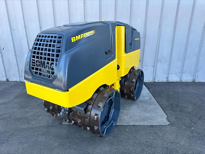 Used 2018 Bomag BMP 8500 Wireless Trench Compactor Vibratory Diesel Roller Wacker 278 Hours