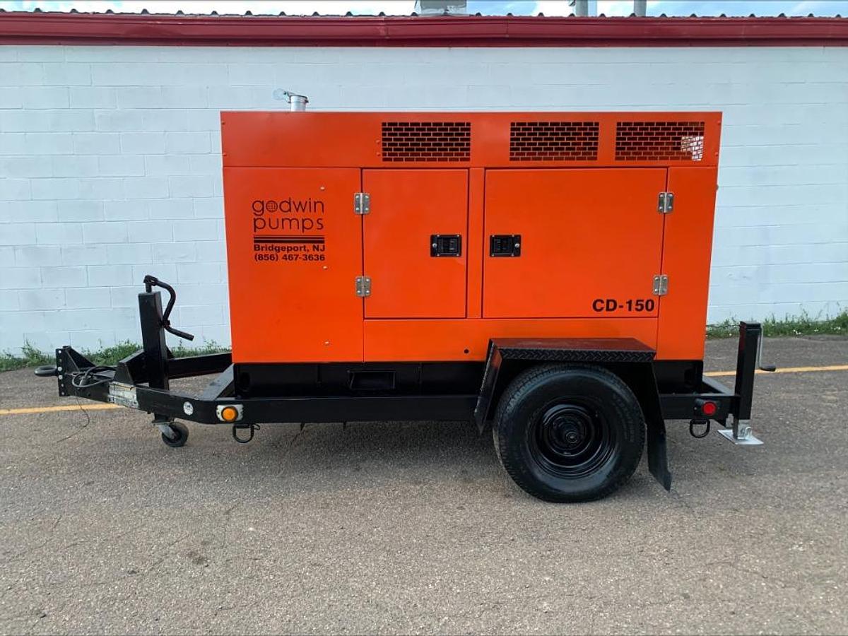 Used Godwin CD150M CD150 6" Deere Diesel Towable Water Construction Pump 116 HRS