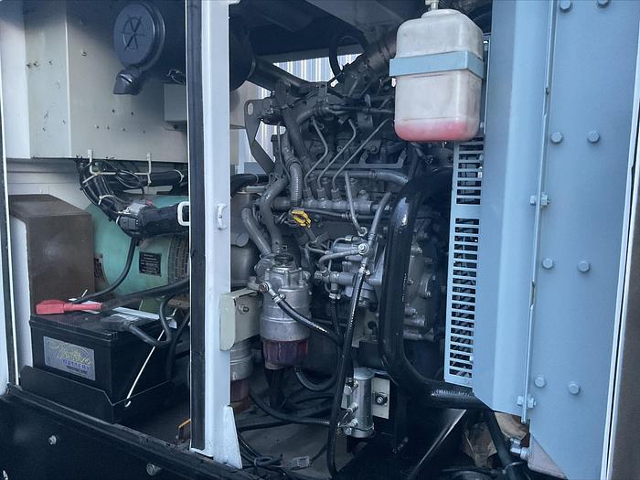 Used MQ MultiQuip WhisperWatt 45 KVA 36 Kw towable generator DCA-45SSIU4F 5280 HRS
