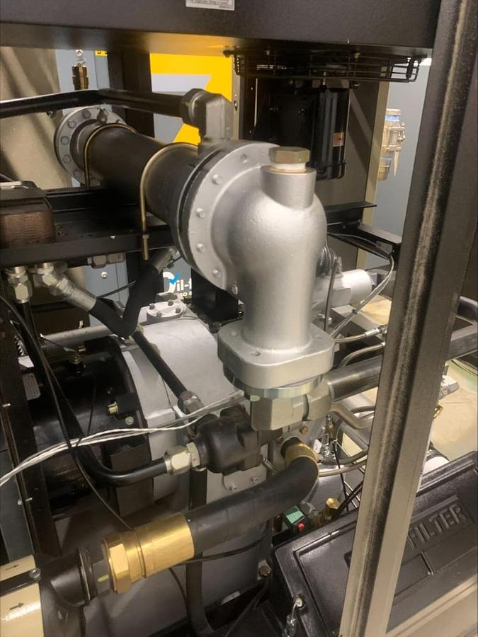 Used 2022 Ingersol Rand IR IRN100H OF Oil Free Oil Less 100 Hp Rotary Screw Air Compressor
