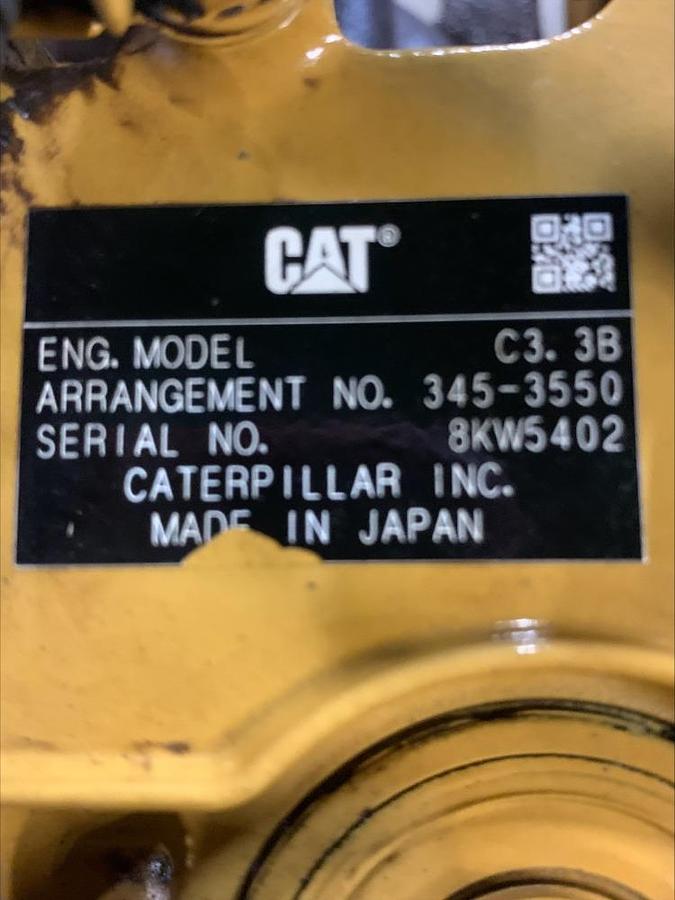 Used 2017 Caterpillar C3.B3 Diesel Engine 4 CAT Skid Steer 289D 277D 246D 257D 259D+