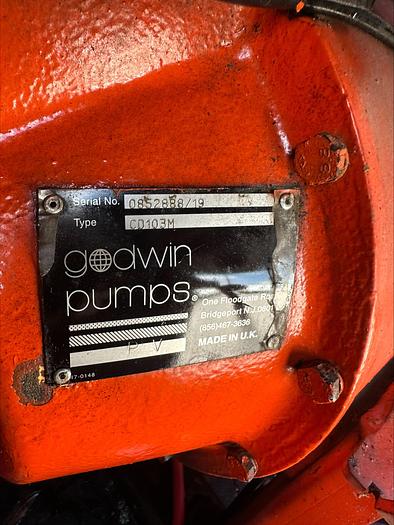 Used Godwin CD103M Dri Prime High Head 6" Deere Diesel Towable Water Pump 1288 HOURS!
